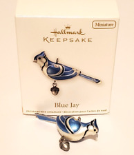Hallmark Keepsake The Beauty of Birds 2015 Blue Bunting Miniature picture