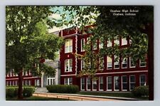 Goshen IN-Indiana, Goshen High School Building, Antique Vintage Postcard picture