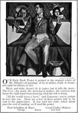 Samuel Nelson Abbott HART SCHAFFNER & MARX Clothing Ad ORIGINAL FROM 1904 picture