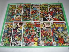 Lot of 12 Avengers run 132 133 137 149 150 153-159 all mid to VF COND 158 4529 picture