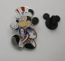 Disney Patriotic Mickey Mouse Red White Blue Pin picture