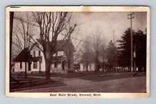 Morenci MI-Michigan, Residences On East Main Street, Antique, Vintage Postcard picture