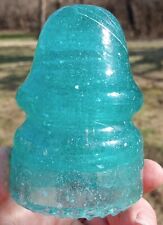 SUPERB BUBBLY & SNOWY CD 133 H.G. CO STANDARD GLASS INSULATOR. picture