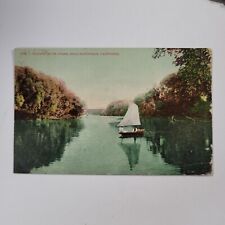 Vintage 1910 Feather River Scene Near Marysville California Ed Mitchell Postcard picture