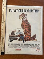 ESSO Gasoline Vintage 1964 PRINT AD PUT A TIGER IN YOUR TANK picture