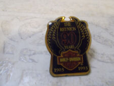 Harley Davidson Logo 90th Anniversary The Reunion 90 Years 1903-1993 Wings Pin picture