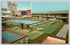 Vtg Post Card Wolfie's Restaurant On the Ocean Cape Kennedy Cocoa Beach FL. C59 picture