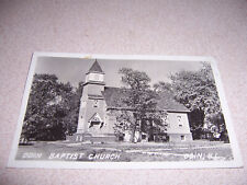 1940s BAPTIST CHURCH, ODIN IL. RPPC POSTCARD picture