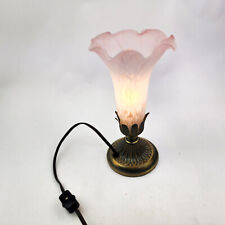 Vintage Fluted Tulip Cupid Table Lamp Fairy Lamp MCM Underwriters Laboratories picture