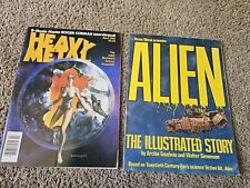 Vintage Heavy Metal Magazine Lot April 1984 And Alien Special picture