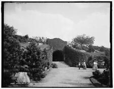 Tunnel walk, Highland Park, Pittsburgh, Pennsylvania c1900 OLD PHOTO picture