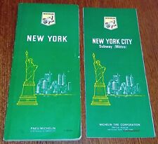 NEW YORK 1968 Michelin Tire Guide US USA Tourism 60s Plan Map picture