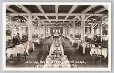 RPPC Dining Room Breezy Point Lodge Lodge Pequot Lakes Minnesota Postcard picture