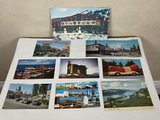 VTG Postcard Lot Las Vegas S Lake Tahoe Arizona Motels Squaw Valley Set Of 9 picture