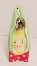 Vintage Anthropomorphic Corn Cob Salt Shaker Made In Japan Collectible picture
