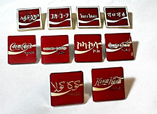 Coca Cola All Around the World Foreign Language Pins - Selection of 10 picture