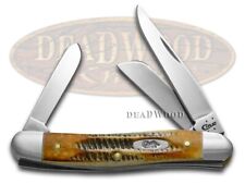 Case xx Knives Medium Stockman 6.5 Bone Stag Handle Stainless Pocket Knife 03578 picture