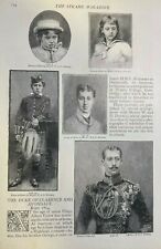 1891 Prince Victor Albert Duke of Clarence and Avondale picture