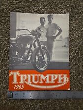 Vintage 1965 Triumph Motorcycle Catalogue  picture