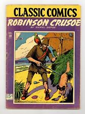 Classics Illustrated 010 Robinson Crusoe #3 GD 2.0 1943 Low Grade picture