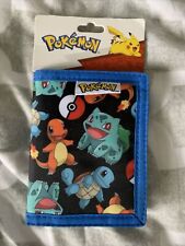 Pokemon Charmander / Squirtle / Bulbasaur Trifold Wallet - Bioworld Brand New picture