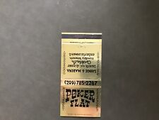 Rare Vintage Poker Flat Lodge &Marina Lake Tulloch CA  Matchbook Cover picture