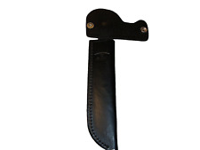 BUCK KNIFE MODEL # 120 GENERAL -  LEATHER BELT SHEATH -- BLACK WITH BUCK LOGO picture