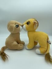 DISNEY: 1993 Mattel Simba and Nala Lion King Plush Magnetic Kissing Cubs (RARE) picture
