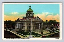 Somerset PA-Pennsylvania, Somerset County Courthouse, Vintage Souvenir Postcard picture