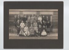 1920s Grade School Class Photo Antique 8x10 Matted Photograph Children picture