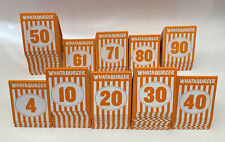 Whataburger Table Tent #'s You Pick The Number No Limit $5 Flat Rate Shipping picture