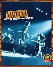 Nirvana Live At The Paramount - Restored - Metal Sign 11 x 14 picture