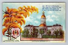 Jefferson MO-Missouri, State Capitol, Antique, Vintage Souvenir Postcard picture