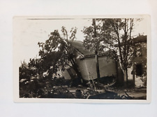SANDUSKY OHIO REAL PHOTO POSTCARD 1924 TORNADO HOUSE  DAMAGE PERFIN STAMP COVER picture