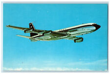 c1950's The B.O.A.C Rolls-Royce 707 Big Jet Airplane Vintage Unposted Postcard picture