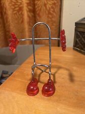 RARE . Vintage 60’s & 70’s Acrylic Red Hands And Feet Remote Control Holder picture