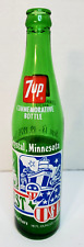 VTG 7-Up Commemorative Bottle Farm Fest 1976 Lake Crystal MN picture