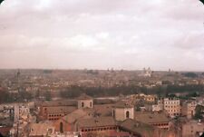 1958 Overhead City View of Rome From Janiculum Hill Italy 35mm Vintage Slide picture