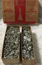 Vintage Walde Revol Snap Fastener, #3, Box Of 4 Gross. Sewing Notions picture