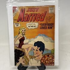 Just Married #27(Charlton Comics 1962) Swimsuit Cover Romance Comic Boarded picture