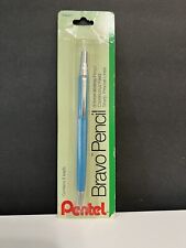 NOS Vintage Pentel Bravo PT245BP 0.5MM  Automatic Mechanical Pencil BLUE picture