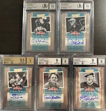 THE BEACH BOYS BGS 10 GEM AUTOGRAPH AUTO SIGNED 2013 PANINI Full SET picture