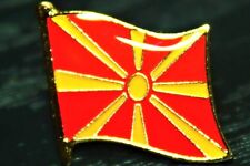 FYR MACEDONIA FYR Macedonian Metal Flag Lapel Pin Badge *NEW*MIX & MATCH BUY 3 G picture