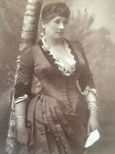c.1880's PHOTO WOODBURYTYPE 'THE THEATRE' - Actress- Mrs John Wood picture