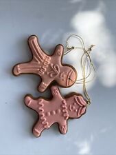 VINTAGE AVON 1981 GINGERBREAD JOYS Spiced Apple FRAGRANCE WAX ORNAMENTS - NO BOX picture