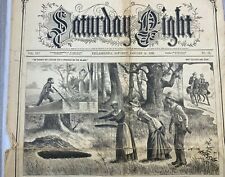 Saturday Night Philadelphia Vintage Newspaper January 14, 1893 No. 21 Love Story picture