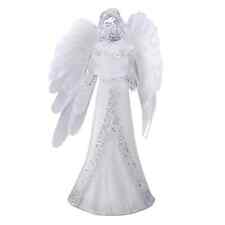 White Little fiber Angel Holding Books Multi Color Changing Light Decoration picture
