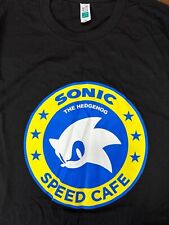 SDCC 2023 EXCLUSIVE Sonic the Hedgehog Speed Cafe Shirt Black Extra Large XL picture