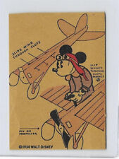 1934 MICKEY MOUSE POST TOASTIES AIRPLANE INSTRUCTION CARD - RARE picture