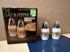  GEMCO Serving Ware Matchables SALT & PEPPER Shakers Spice Excitement 8191  picture